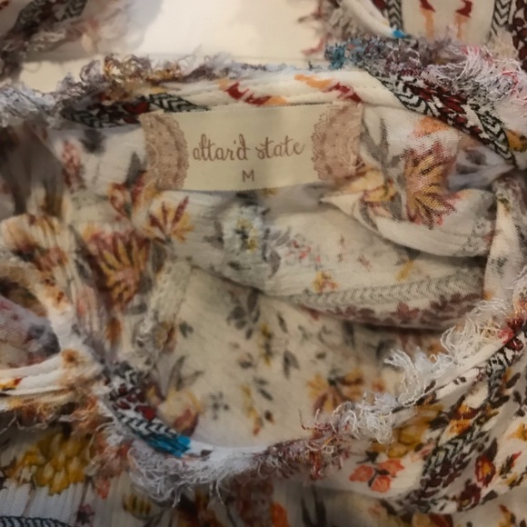 5/$25 Altar’d State patterned floral dress medium - Picture 5 of 7